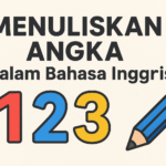 Menuliskan Angka