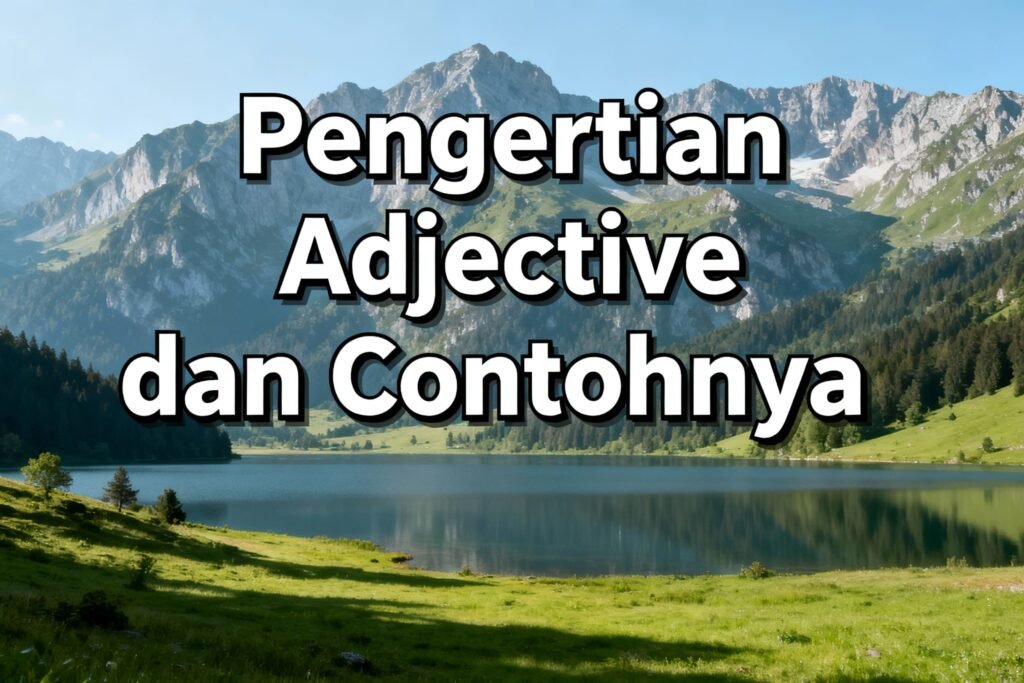 Pengertian Adjective