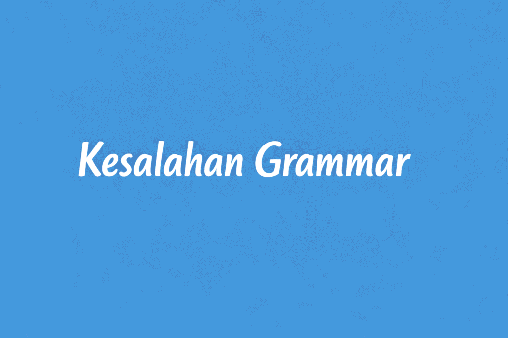 Kesalahan Grammar