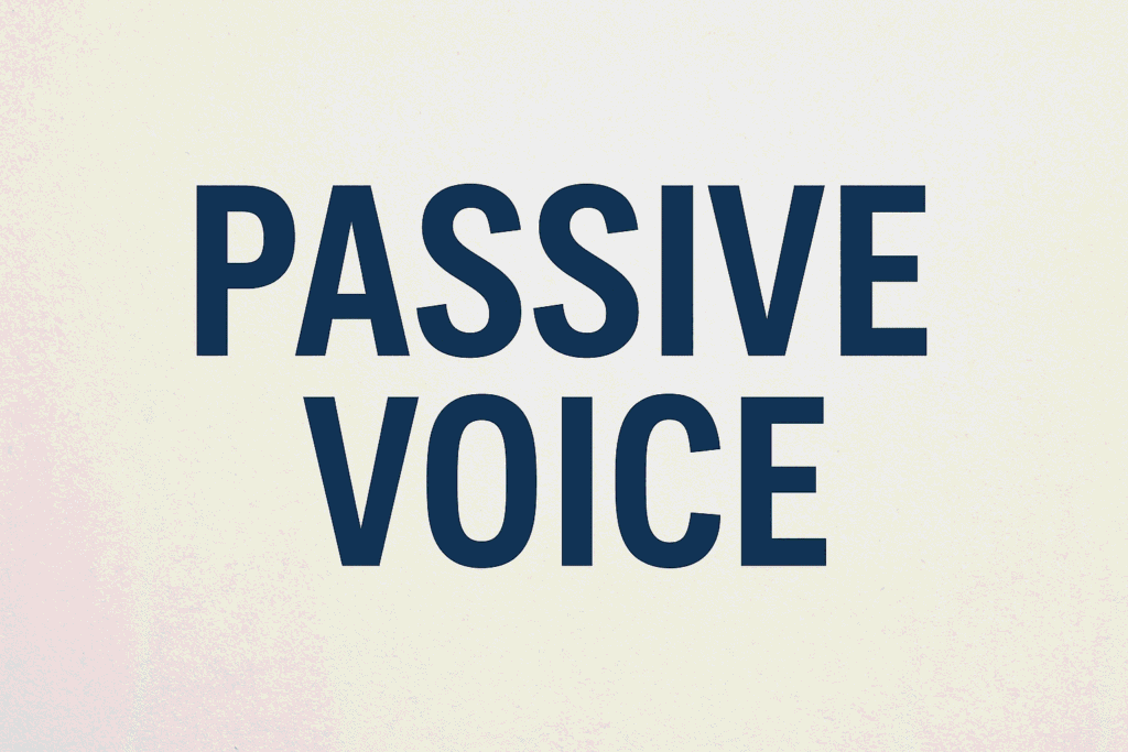 Pengertian Passive Voice