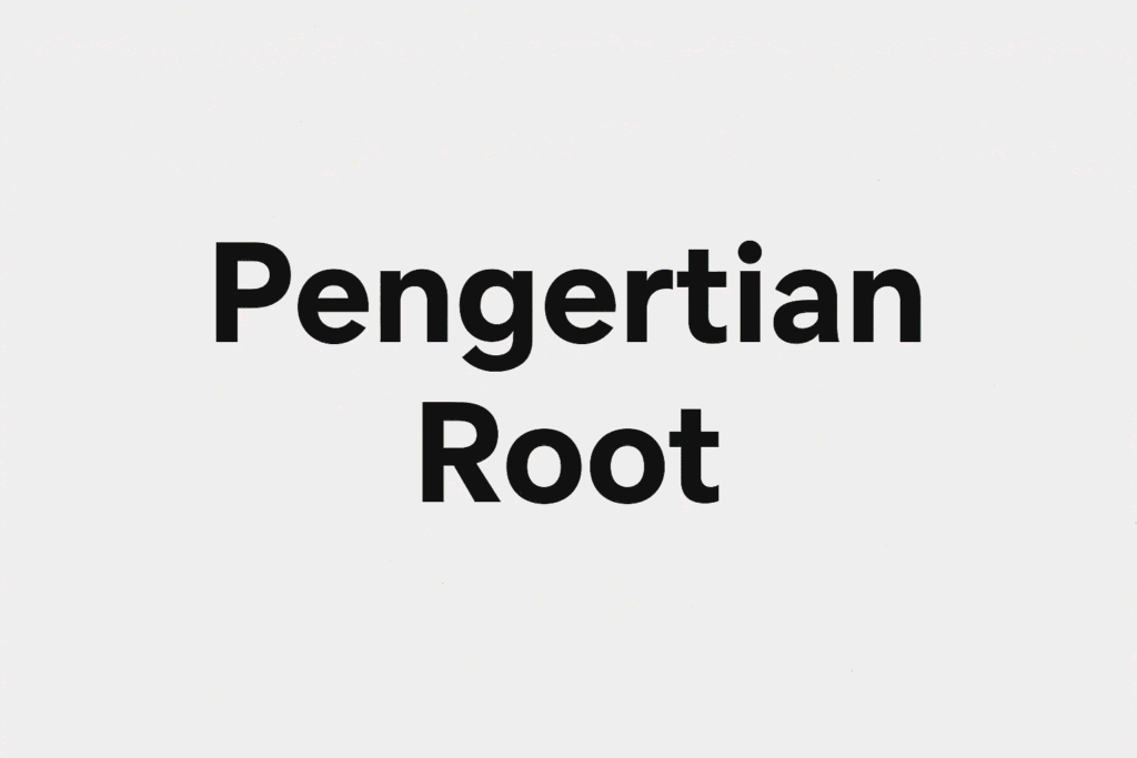 Pengertian Root