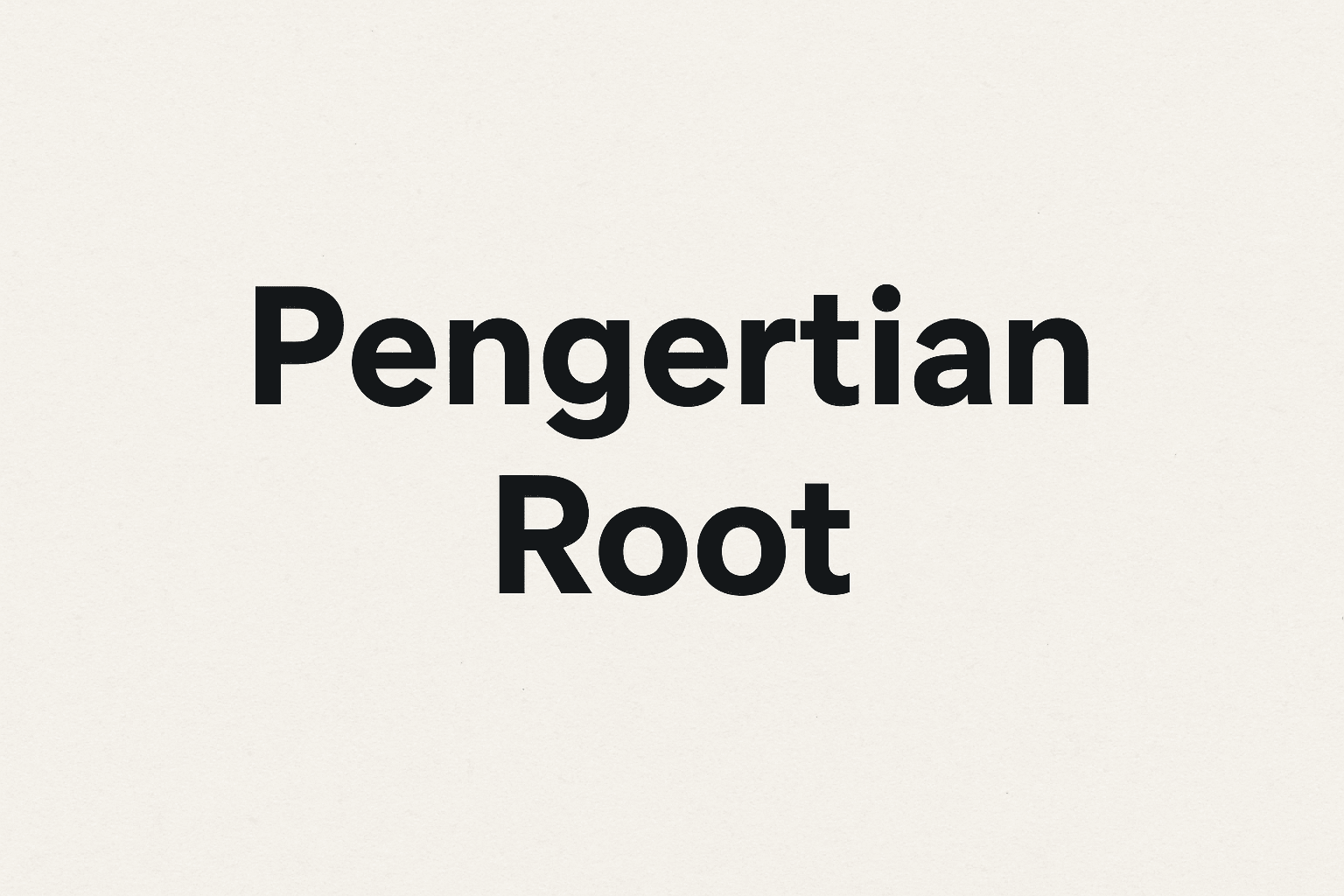 Pengertian Root