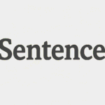 Pengertian Sentence