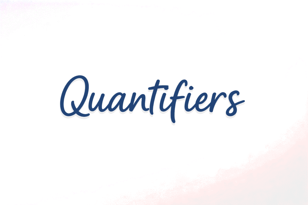 Pengertian Quantifiers