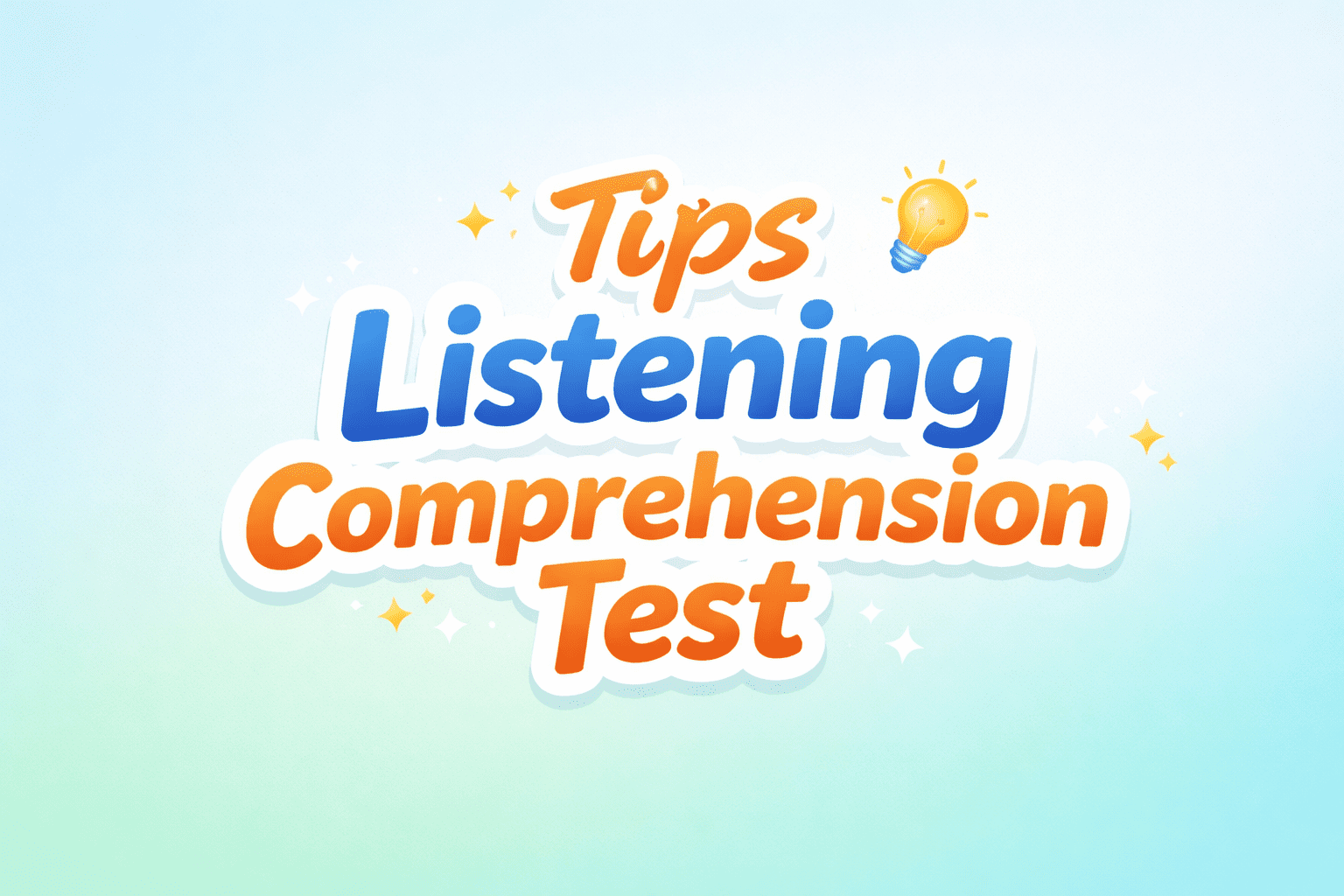 Listening Comprehension Test