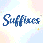 Pengertian Suffixes