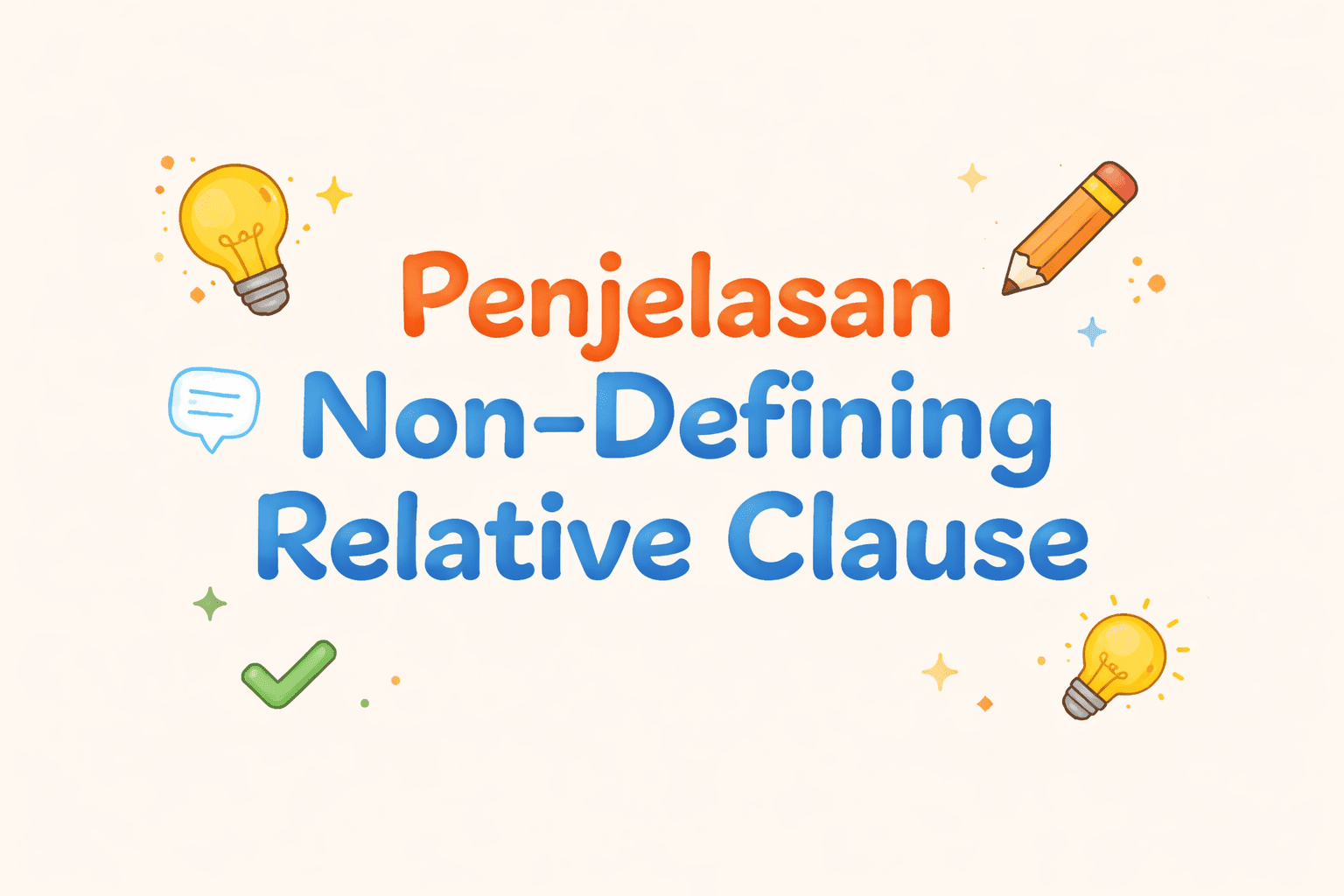 non-defining relative clause
