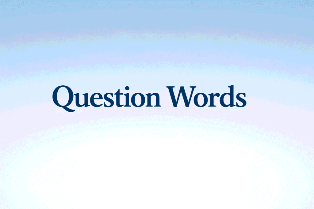question words