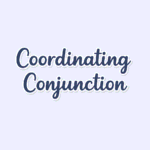 coordinating conjunction