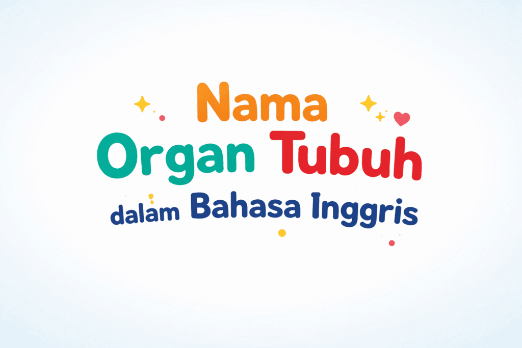 nama organ tubuh