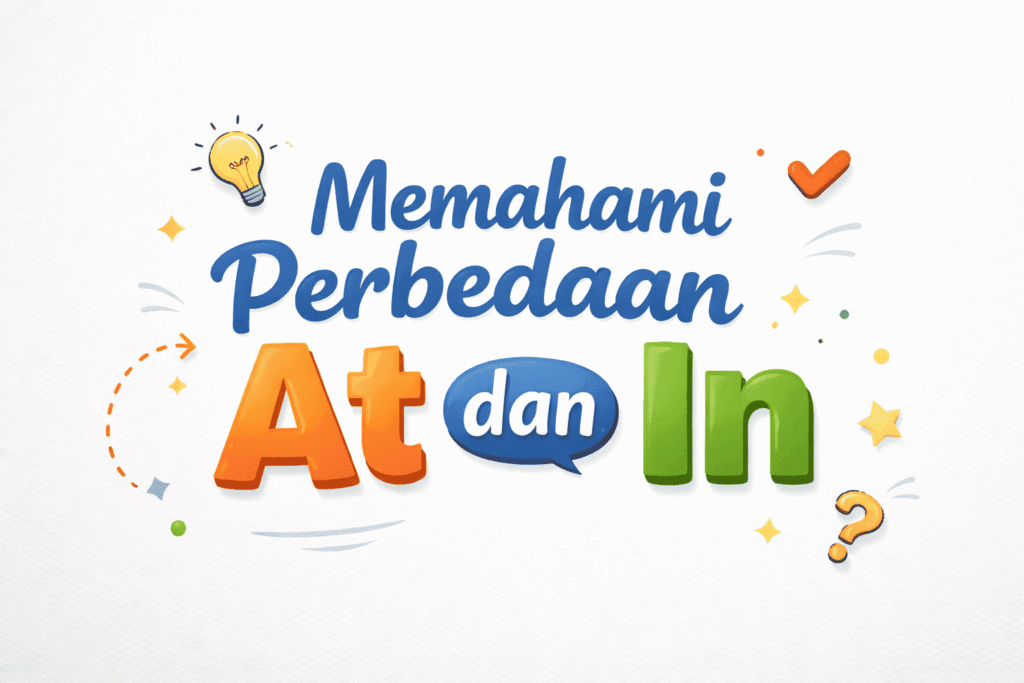 perbedaan at dan in